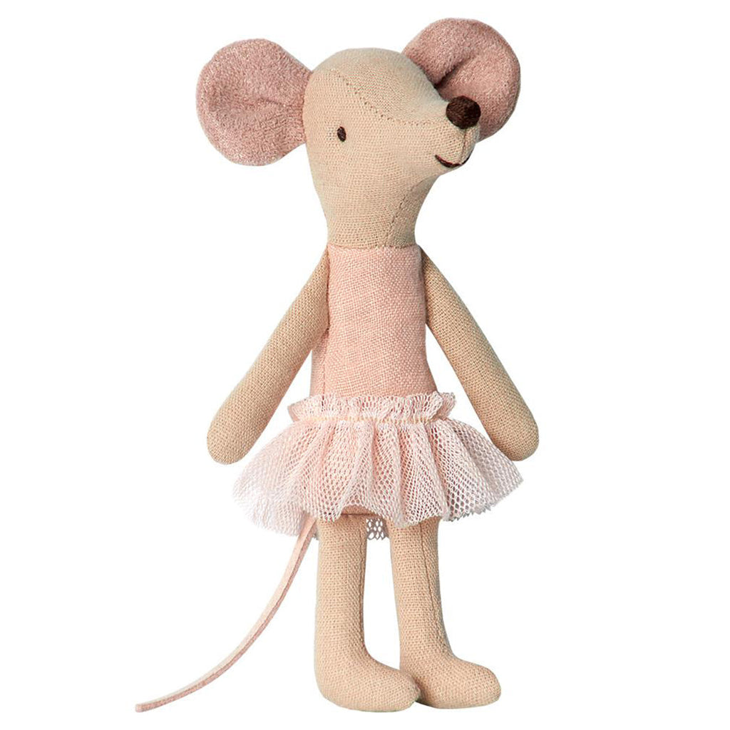 rose colored ballerina doll mouse