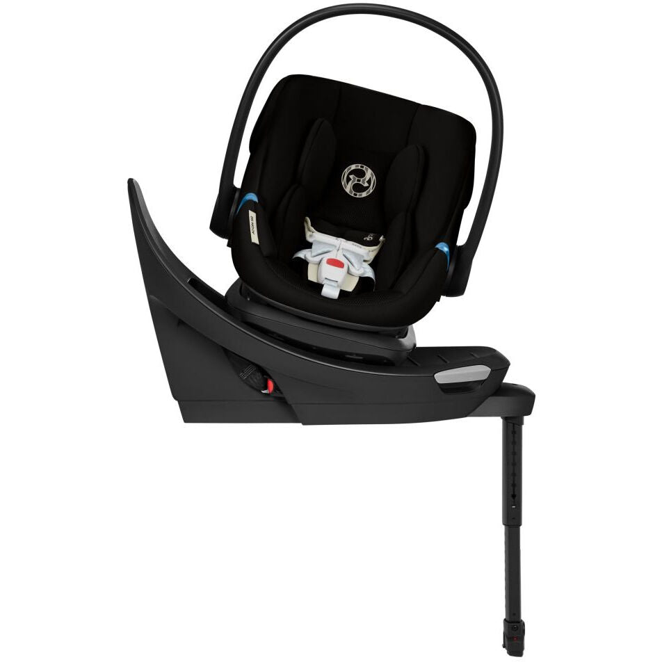 cybex base z isofix Aton G2 Swivel Infant Car Seat with Load Leg Base by Cybex Moon Black