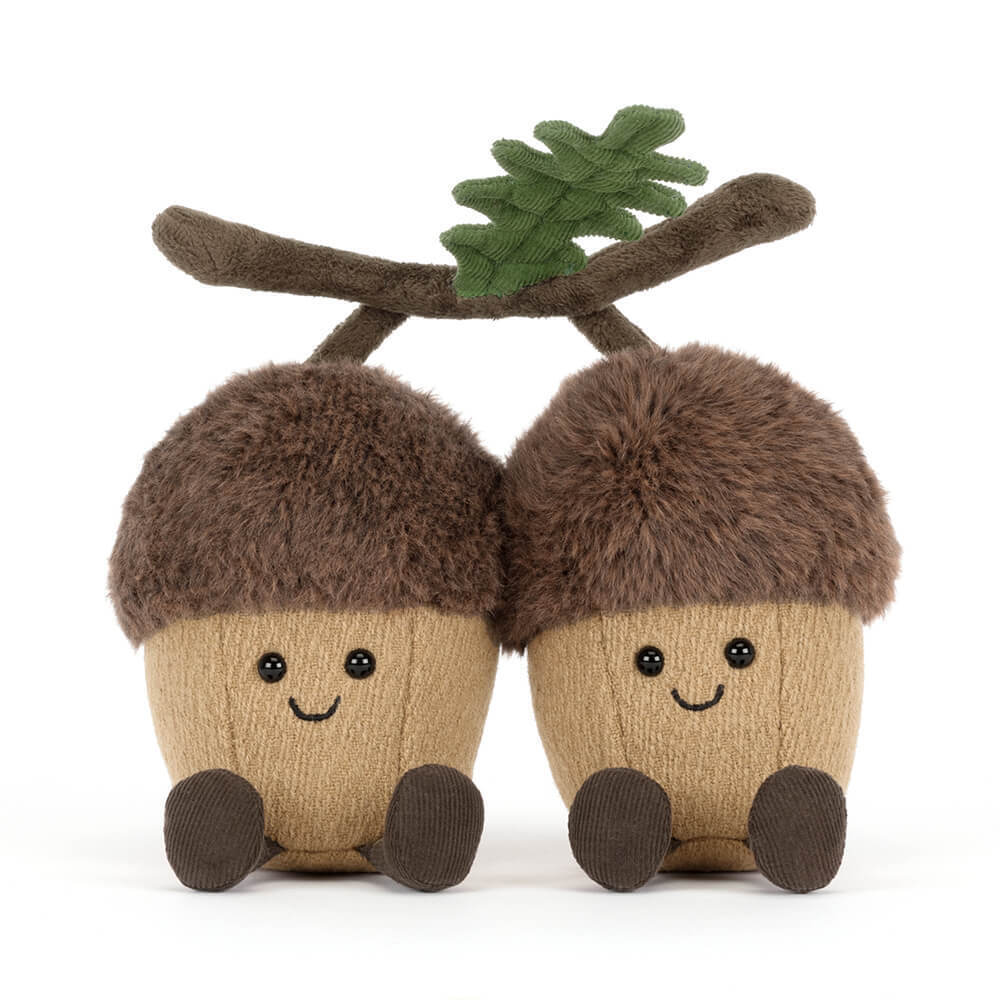 Jellycat Amuseables Ort & Tum Acorns | Woodland Plush Pair – Hazel