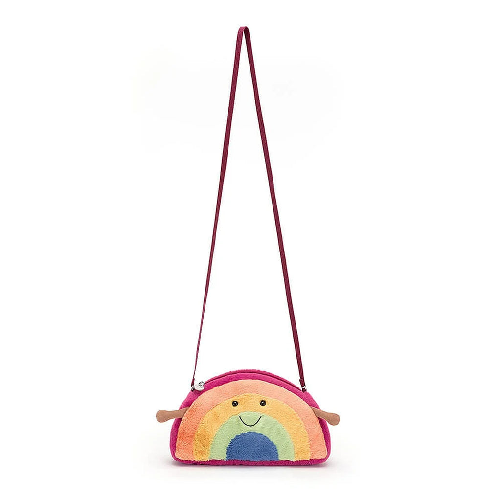 jellycat amuseables rainbow plush toy bag