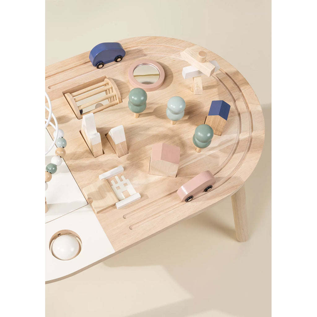wooden activity table
