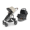 uppababy cruz stroller and car seat in declan