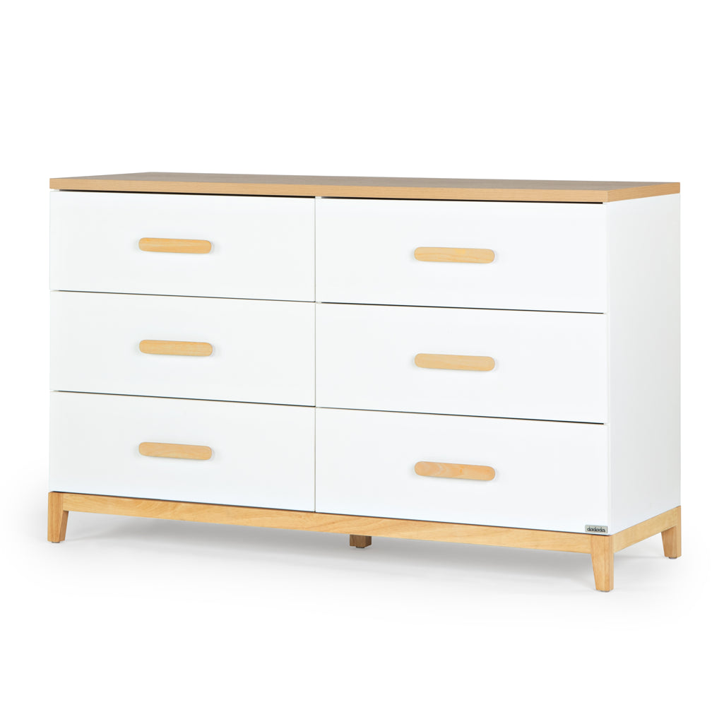 big dresser white Lala Big 6-Drawer Dresser dadada
