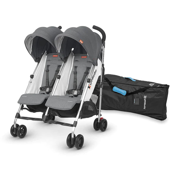 UPPAbaby GLINK 2 Double Stroller with Travel Bag in jordan