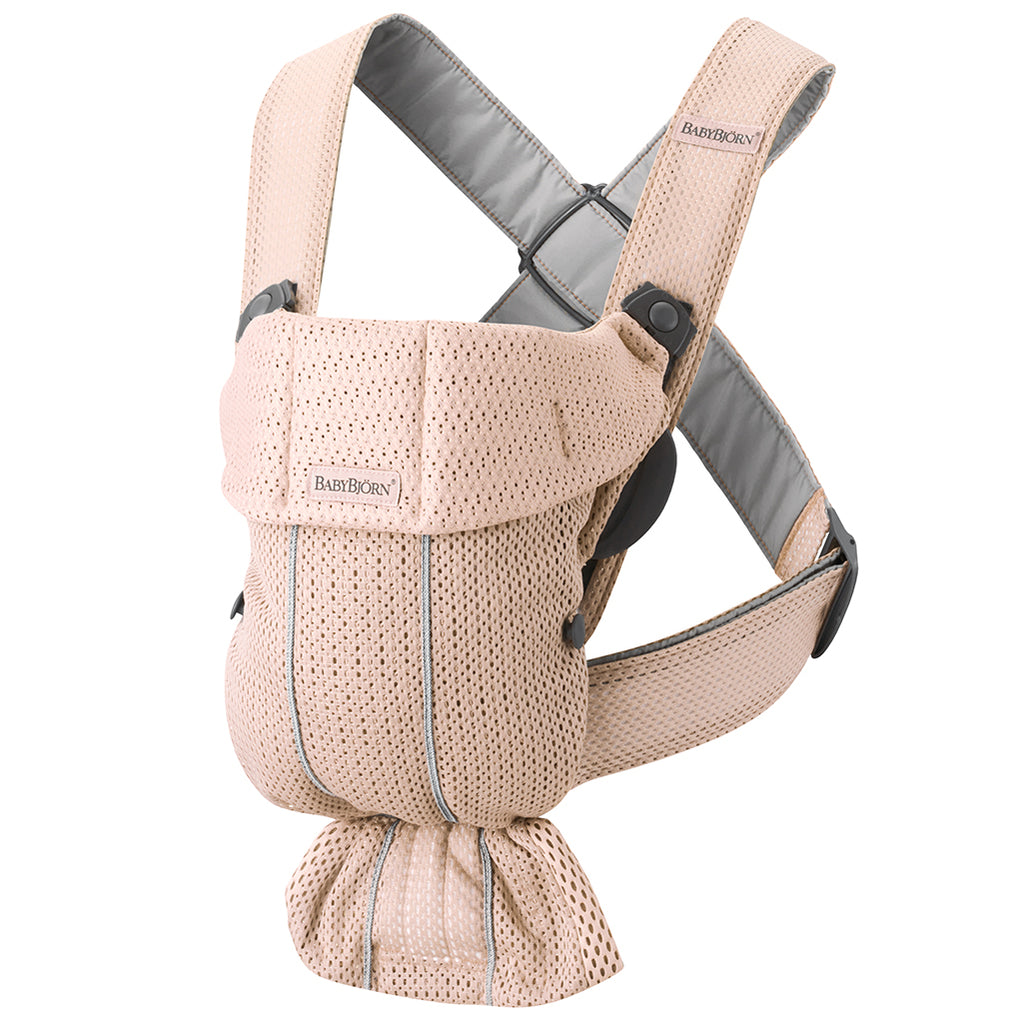 mini BabyBjorn infant baby carrier pearly pink