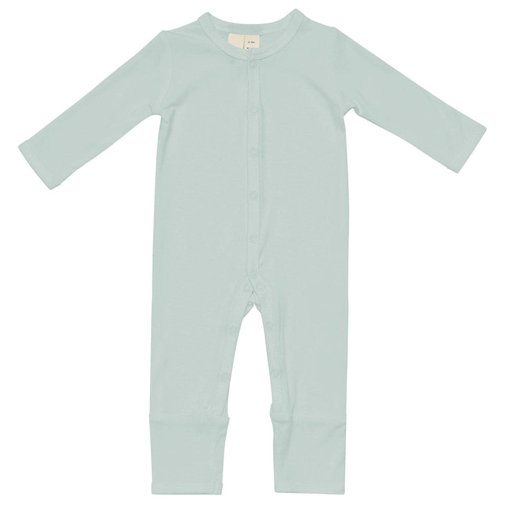 Kyte cute baby clothes sage green baby boy romper