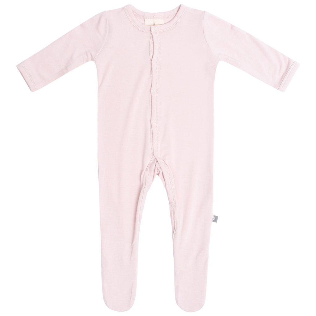 kytebaby blush footie pajamas