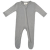 Kytebaby footie boy pajamas in grey