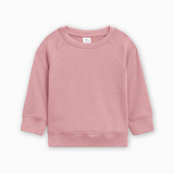 Colored Organica Portland Pullover neutral baby clothes in Rose