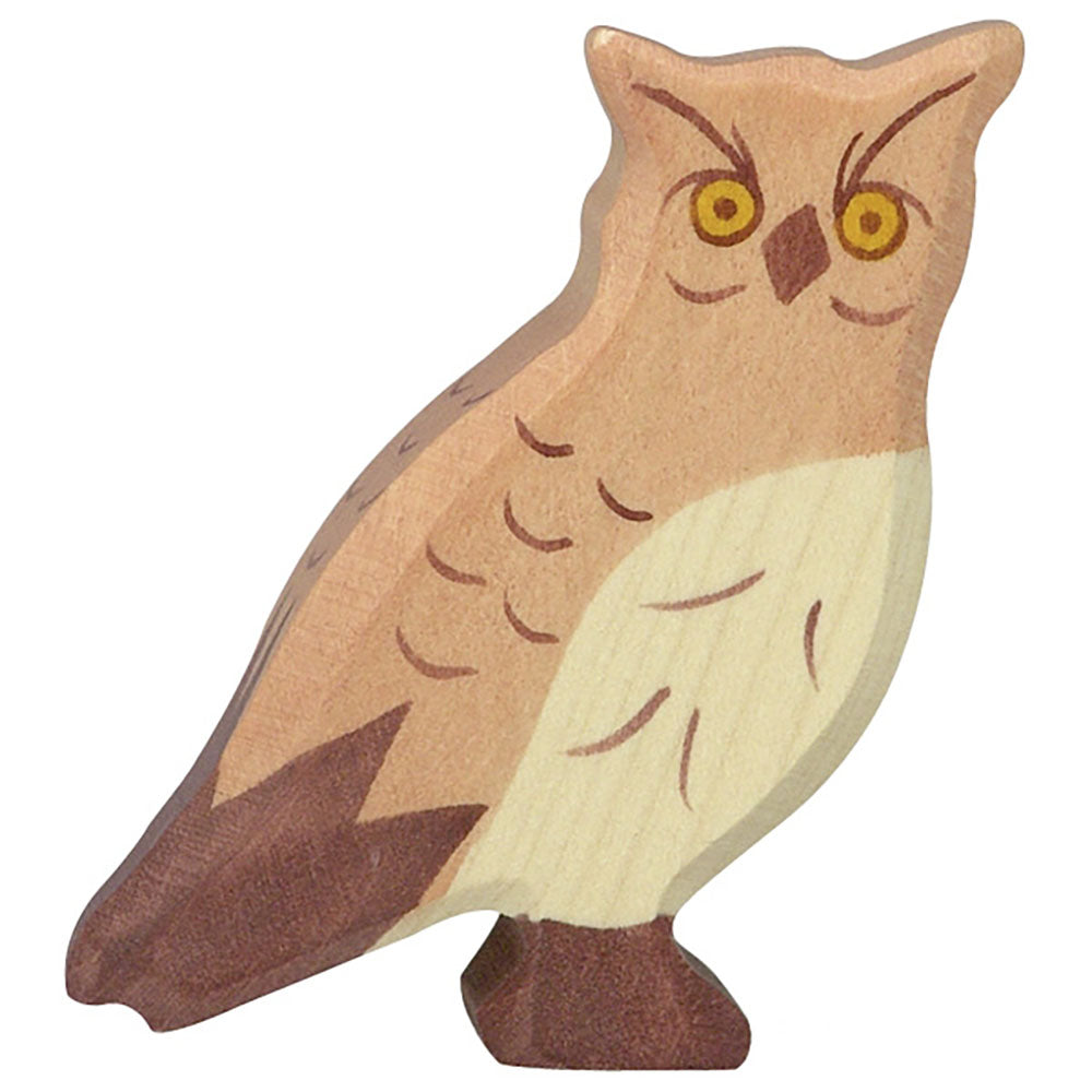 Holztiger Wooden Mini Animal Figurines Owl kids toys
