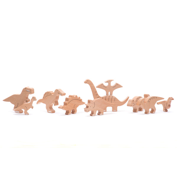 BAJO Bajosaurs Dinosaur wooden toys