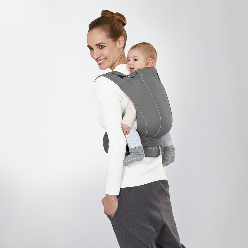 lifestyle_5, Cybex Manhattan Grey Maria Tie Infant Baby Carrier 