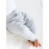 Colored Organic Cruz Joggers baby clothes in Heather Grey