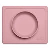 EZPZ Silicone Mini Bowl All-in-One Placemat and Bowl for Baby blush pink