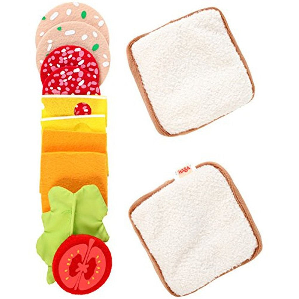 lifestyle_1, HABA Children's Pretend Play Biofino Sandwich Imaginative Food Toy Set