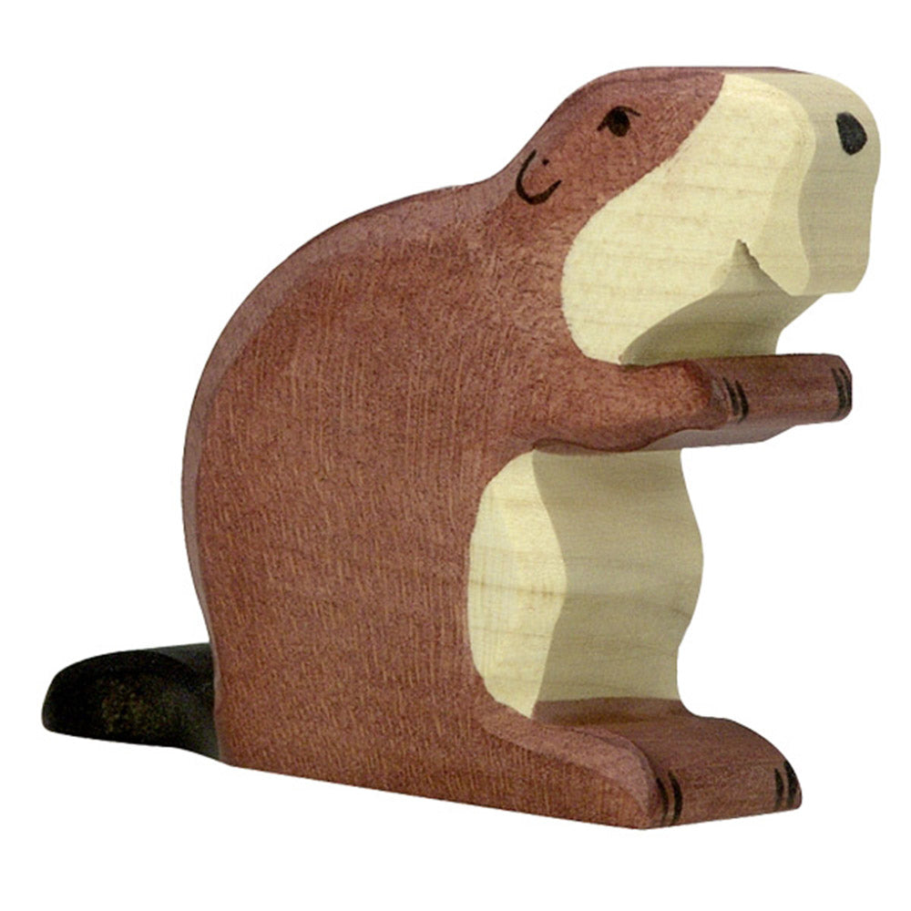 Holztiger Wood Animal Beaver kids toys
