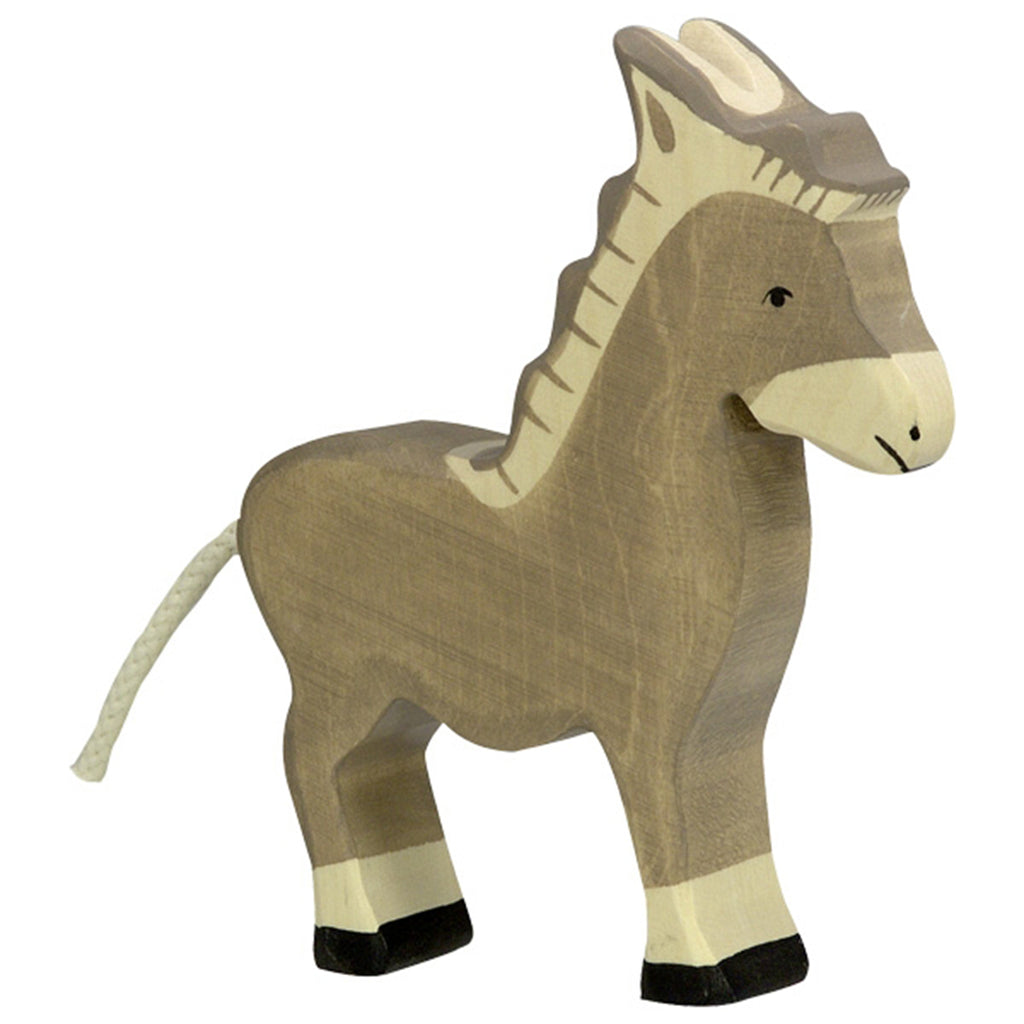 Holztiger Wooden Farm Animal Toys for Kids donkey