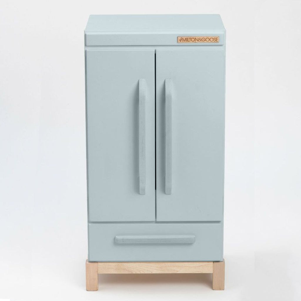 Milton & Goose Grey Refrigerator Children's Pretend Play Kitchen Toy