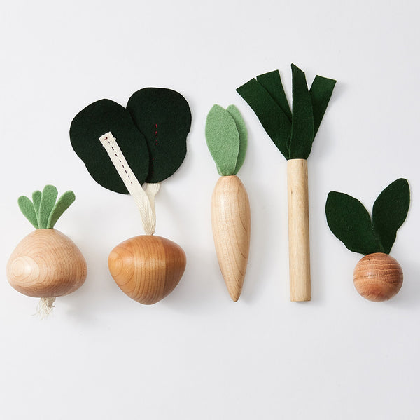 Milton & Goose Veggies Food Set Children's Wooden Pretend Play Toy