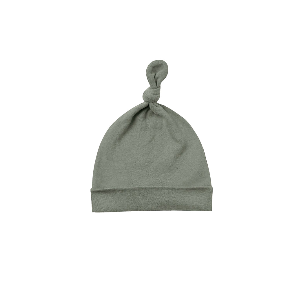 Quincy Mae - Basil Beanie 0-6M