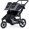 BOB Revolution Flex 3.0 twin stroller in graphite black