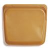 Stasher 100% Platinum Silicone Resealable Reusable Sandwich Bags honey dark yellow orange