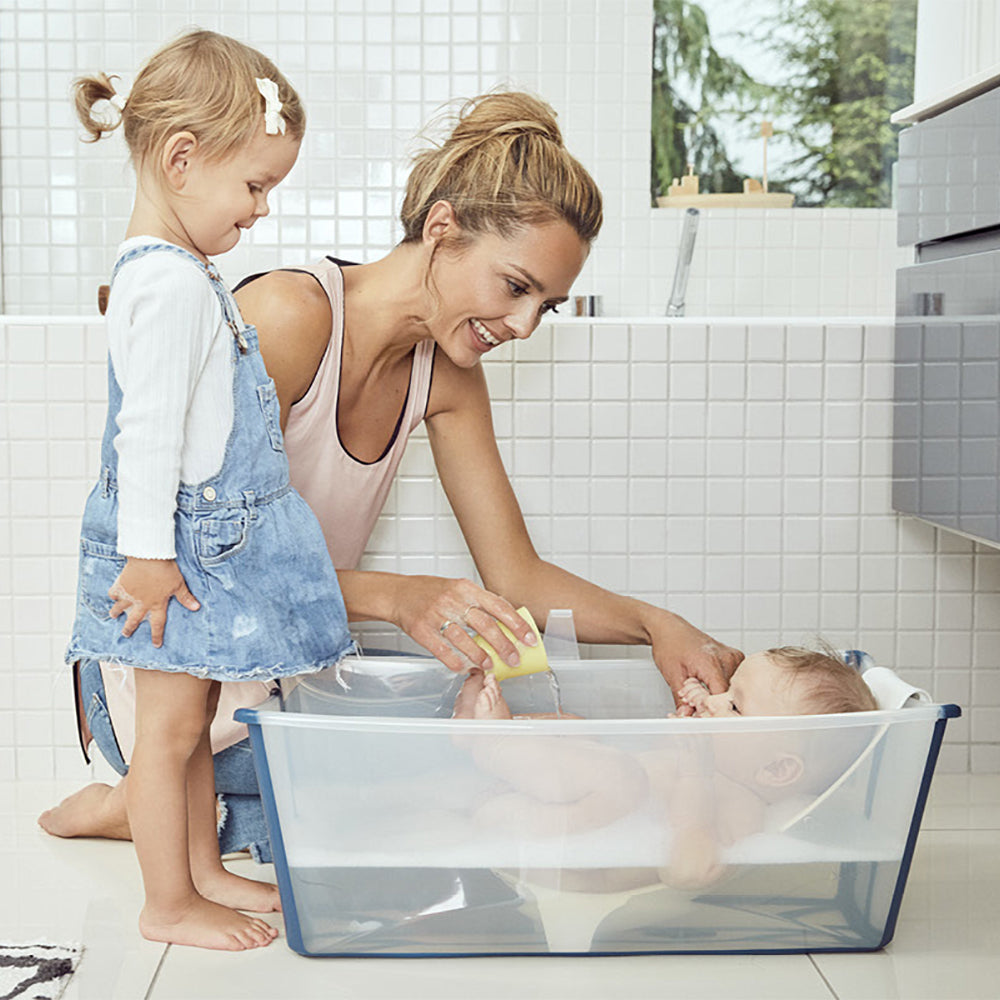lifestyle_4, Stokke FlexiBath Newborn to Toddler with Heat Sensitive Plug Bath Tub