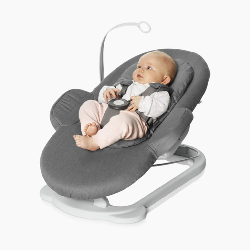 lifestyle_2, Stokke White/Deep Grey Steps Bouncer Infant Baby Nursery Seating