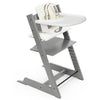 Stokke Tripp Trapp wooden highchairs in storm grey
