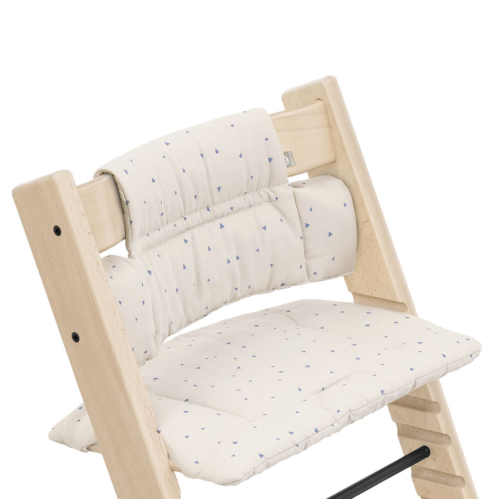 stokke tripp trapp best highchairs for infants cushion in Confetti Blue