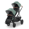 Gwen Green Uppababy VISTA V2 Stroller with Two Rumbleseats