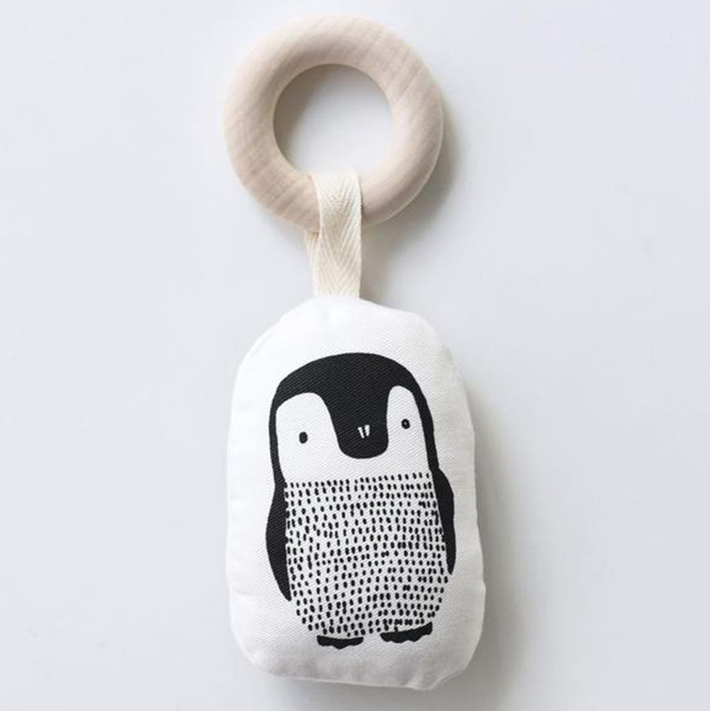 Wee Gallery Penguin Organic Baby Teether 