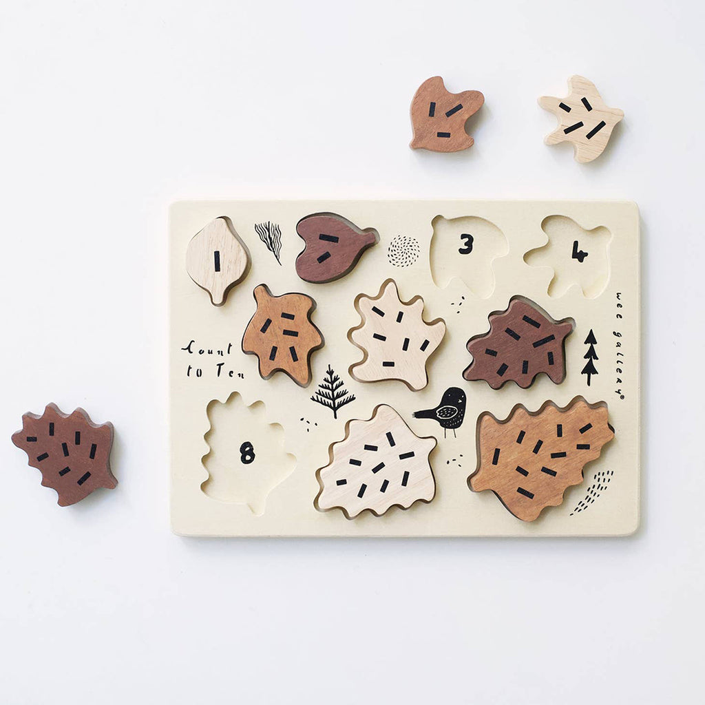 Leaf puzzle by wee gallery