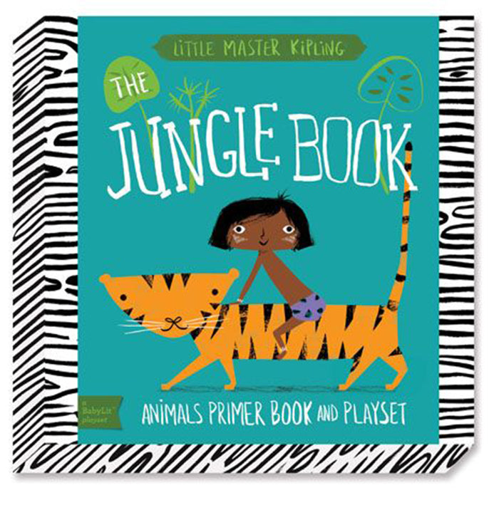 BabyLit Jungle Book Animals Primer Book & Playset