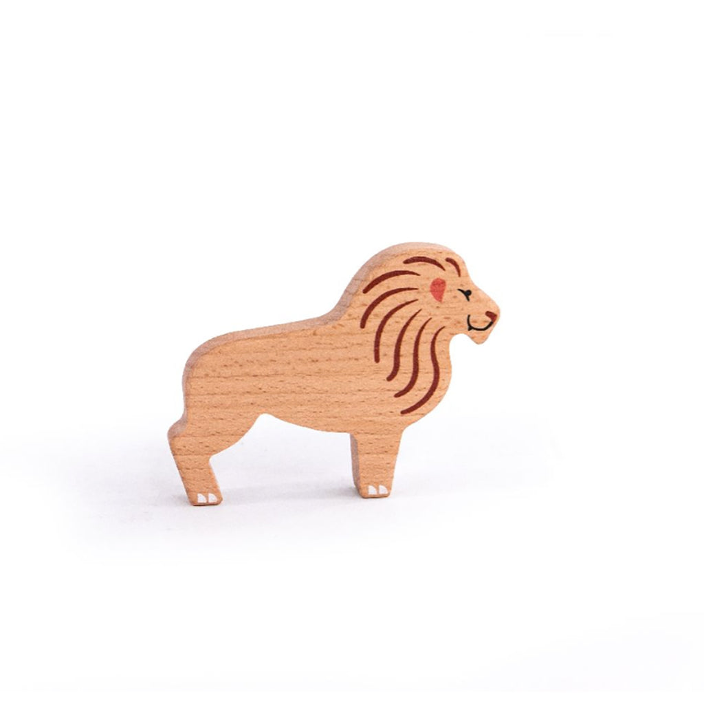BAJO Jungle and Savana Animals Wooden Lion Toy