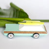 Candylab Retro Wooden Toy Woodie Car in Blue