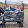 wonder wagon for kids rain cover clear accessory