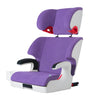 Clek Oobr high back booster seat in Aura Purple