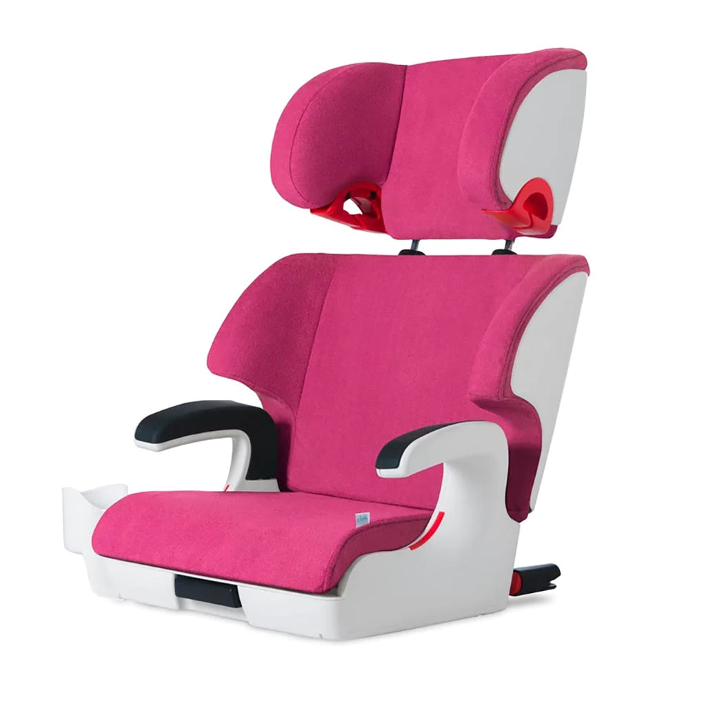 Clek Oobr car seat booster seat in Snowberry Pink