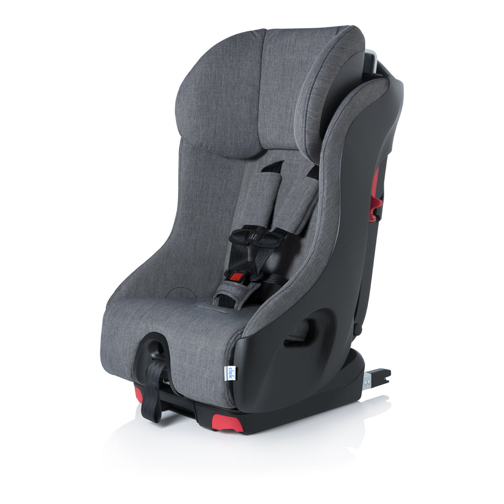 Clek Foonf Safest Convertible Car Seat in Thunder.