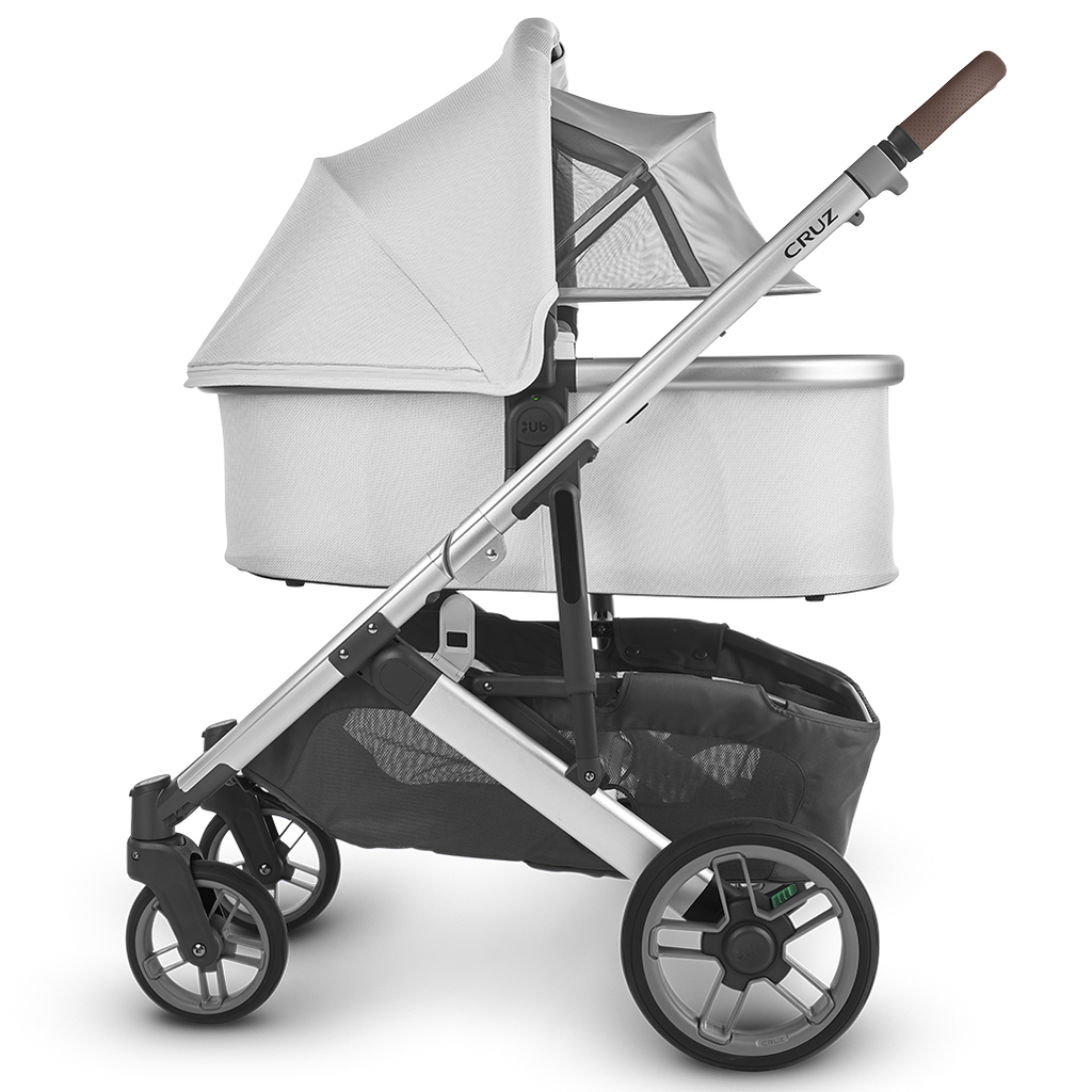 Uppababy Cruz Stroller with Bassinet Accessory in Bryce
