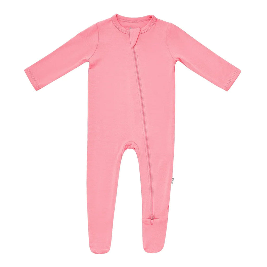 kyte baby newborn pajamas in rose pink