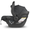 UPPAbaby MESA V2 Infant Car Seat in Jake. Side view.