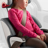 Clek Oobr child booster seat installed in car