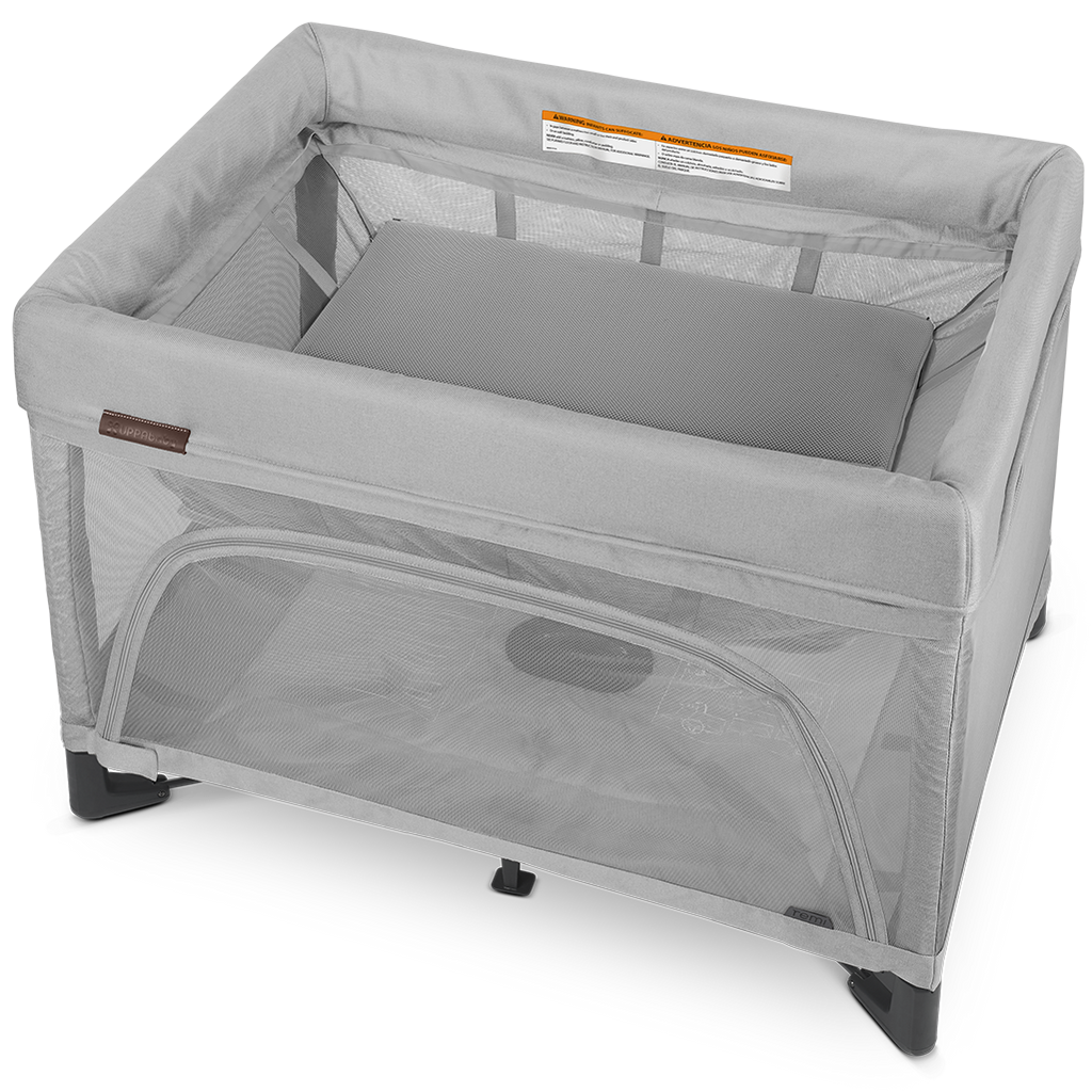 Stella Grey Uppababy Remi playard with Zip-in Bassinet