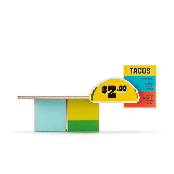 Candylab Toys Taco Shack Children's Wooden Pretend Play Toys