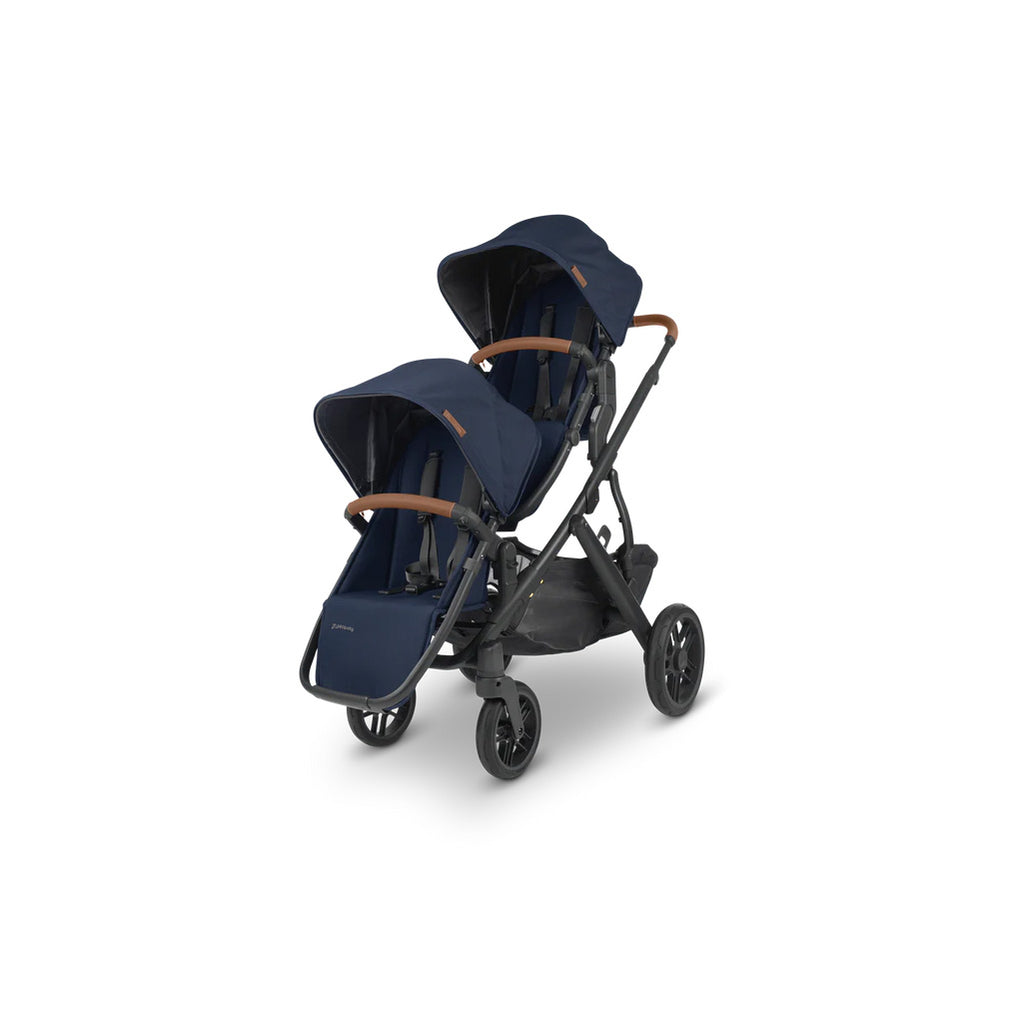 Noa Blue Uppababy VISTA V2 Stroller with Two Rumbleseats
