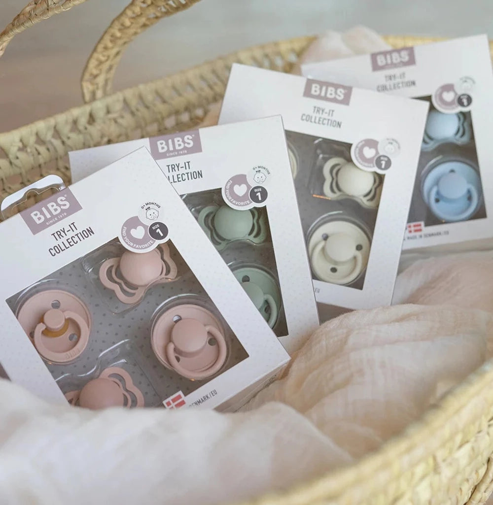 Bibs pacifiers Try-It Collection