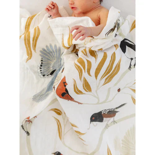 Clementine kids swaddling blankets, for the birds blanket