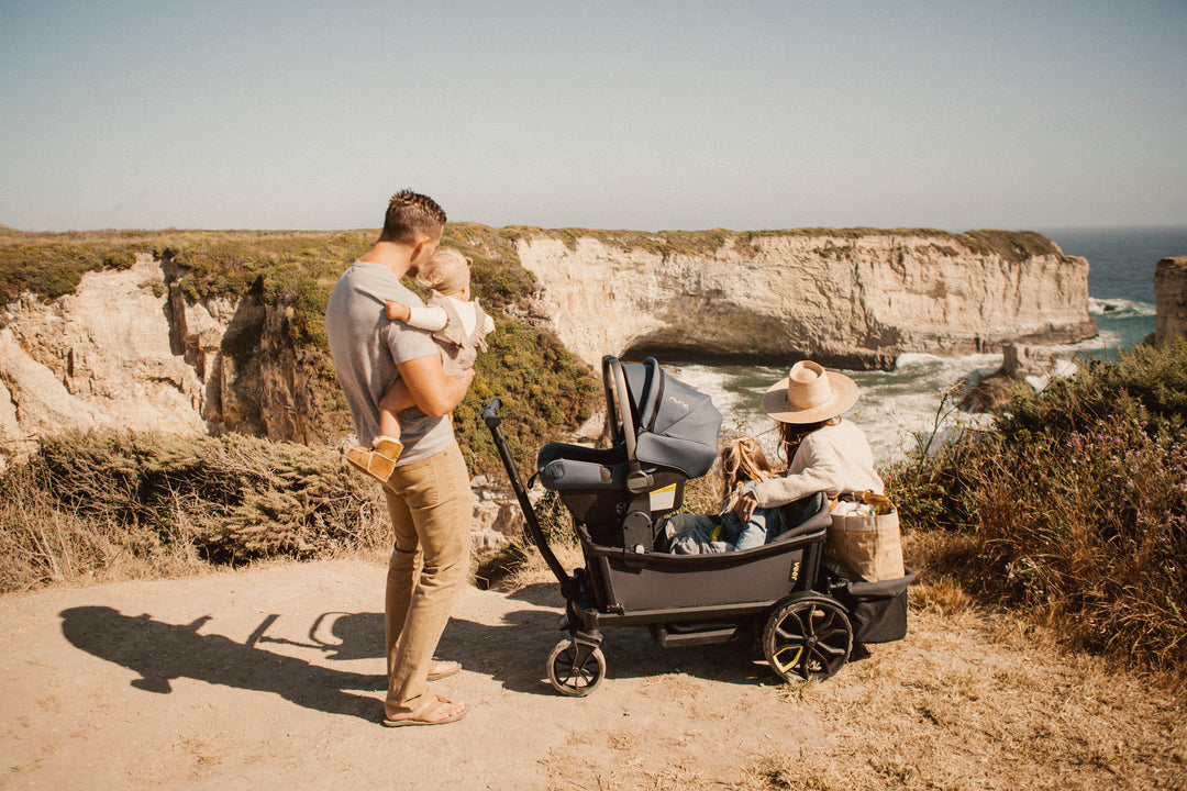 Family Hiking with Veer Cruiser Wagon 
